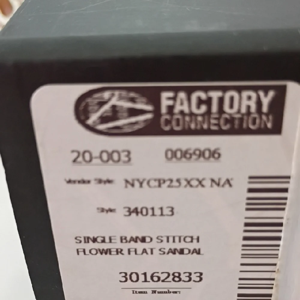 New York & Company Women's 9  Tan Slide Sandals Single Band Stich Flat Sandal - Picture 7 of 8